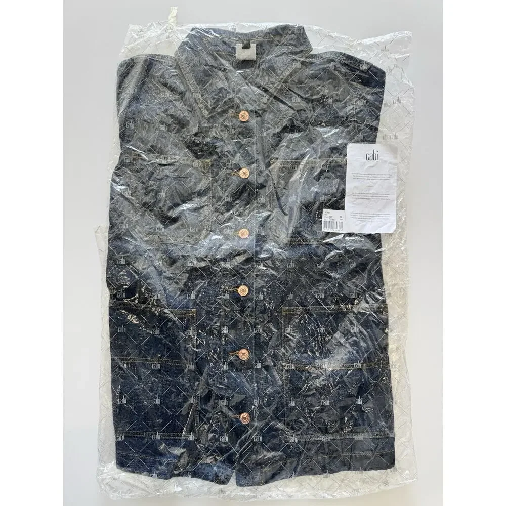 Cabi Fall 2025 Barn Jacket Size M STYLE: 4873 Indigo NWT - Picture 5 of 5